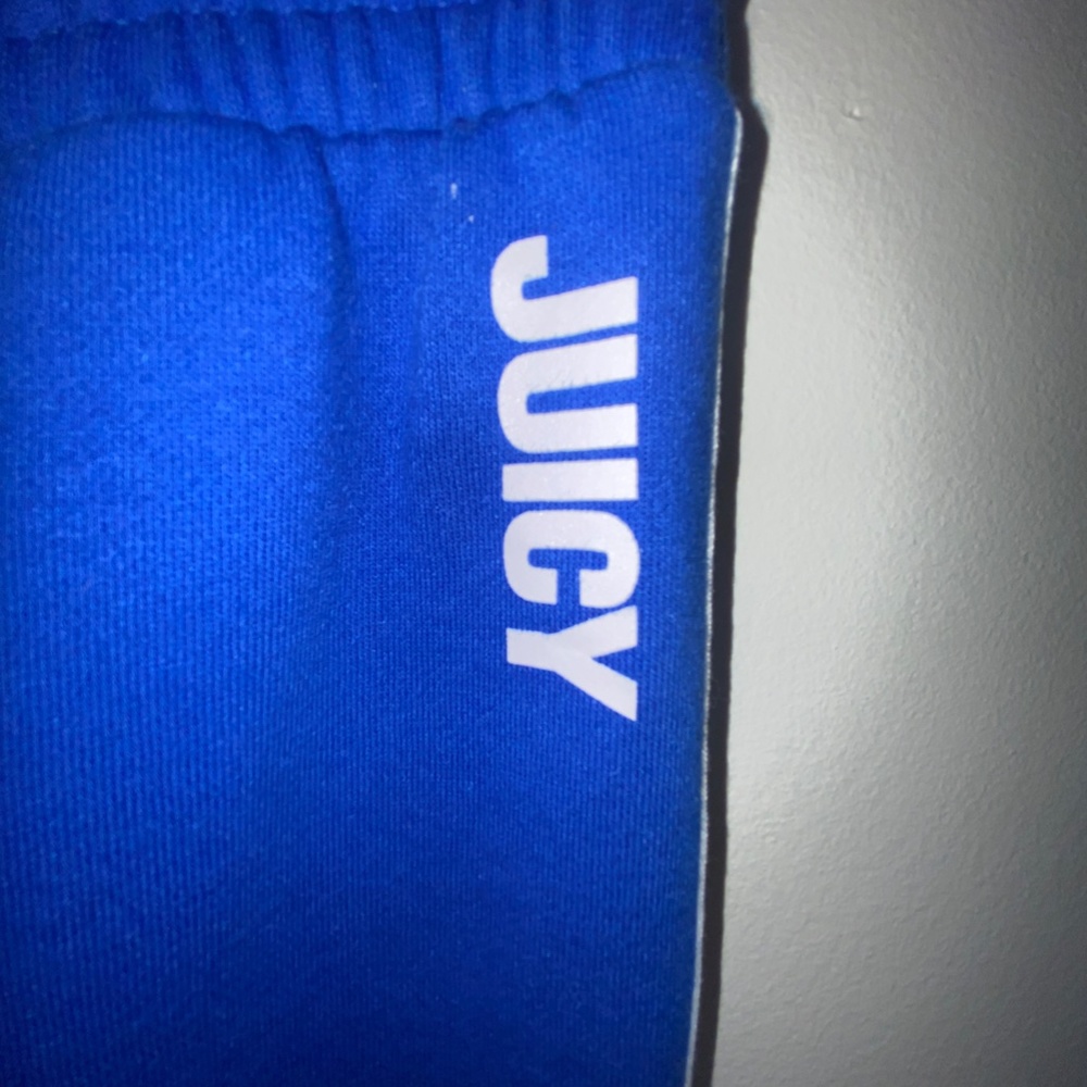 Y2K Juicy Knit tracksuit in Blue with white - Picture 6 of 13